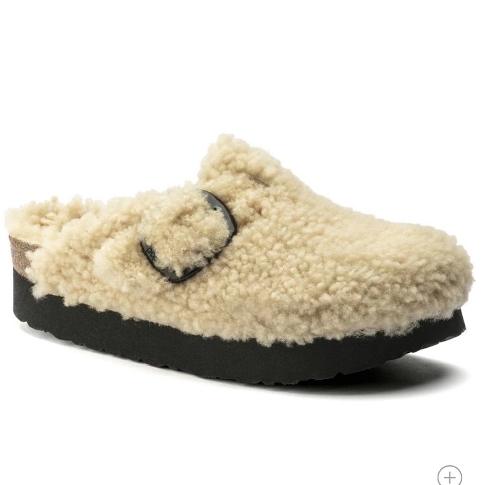 Birkenstock Boston Big Buckle Sherpa
